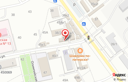 Киоск по продаже цветов, ИП Кондратьев А.Ф. на карте