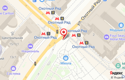Кафе и киосков Стардог!s на Манежной улице на карте