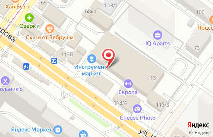 Торгово-офисный центр Северянка в Октябрьском районе на карте