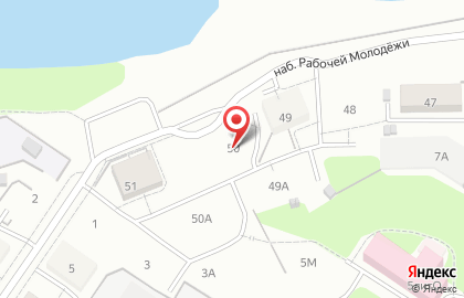 Банкомат Банк ОТКРЫТИЕ на набережной Рабочей Молодёжи на карте