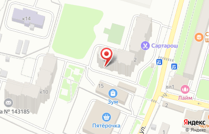 Салон красоты Весна в Звенигороде на карте