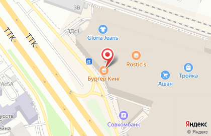 Ресторан быстрого питания Бургер Кинг на метро Красносельская на карте