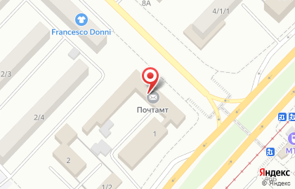 EMS Почта России на улице Гидростроителей на карте