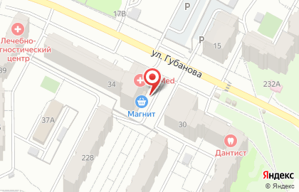 Супермаркет Магнит в Самаре на карте