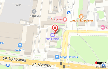 Управление МВД России по Пензенской области на улице Плеханова на карте