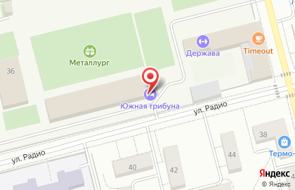 Гостиница Южная трибуна на карте