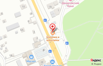 Продуктовый магазин Водолей в Зареченском районе на карте