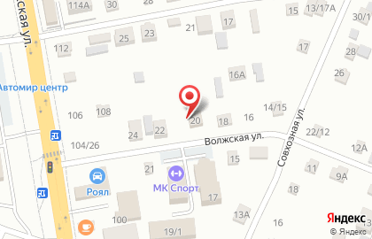 Минимаркет на Волжской улице на карте