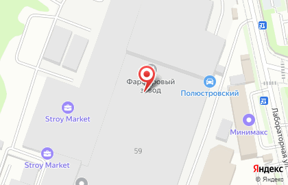 Федеральная сеть площадок по приему металлолома Уни-Блок на Полюстровском проспекте на карте