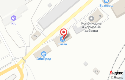 Титан в Перми на карте