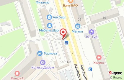 Автостоянка в Брянске на карте