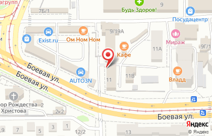 Агентство недвижимости Вереск в Октябрьском районе на карте