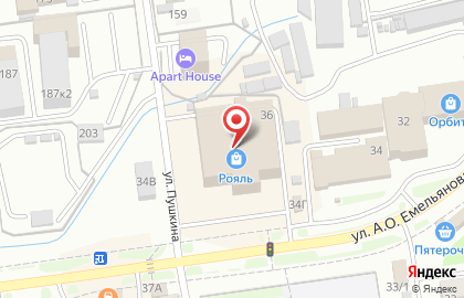 Рояль на Сахалинской улице на карте