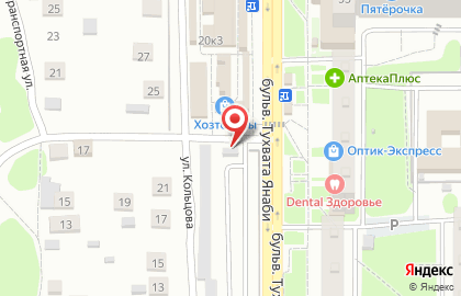 Автостоянка в Уфе на карте