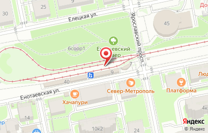 Зоомагазин Енот на Енотаевской улице на карте