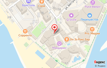 Ресторан Рыбка на карте