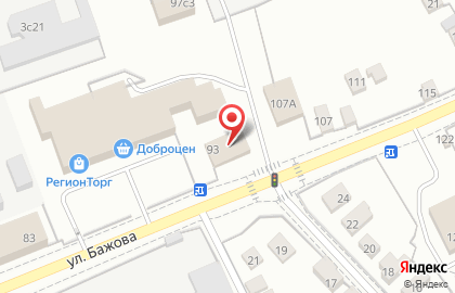Сервисный центр Мега-сервис на улице Бажова на карте