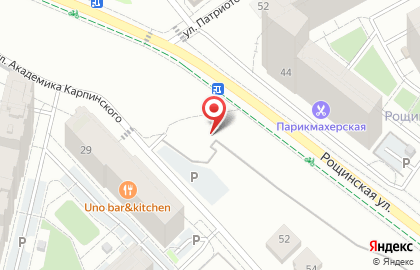 Автостоянка в Екатеринбурге на карте