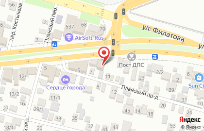 Адвокатский кабинет Малявко А.С. в Центральном округе на карте