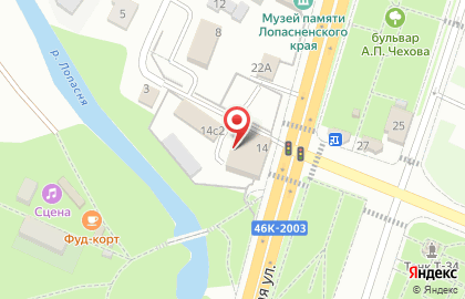 Отдел Военного комиссариата Московской области, Чеховский район на карте