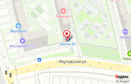 Оператор цифровых сервисов lovit)) на Реутовской улице на карте