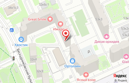 Участковый пункт полиции в Москве на карте