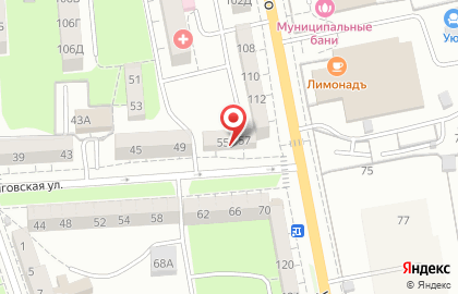 Кафе-бистро на Черниговской улице на карте