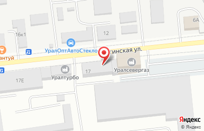 Банкомат Уральский банк реконструкции и развития на Артинской улице на карте
