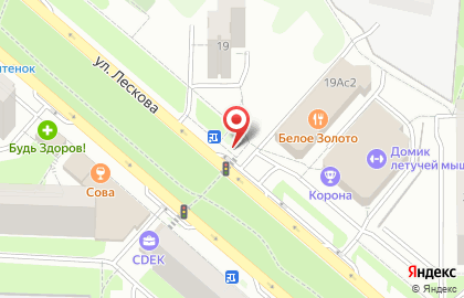 Мосгортранс на улице Лескова на карте