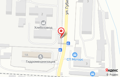 Хлебное место на улице Губина на карте