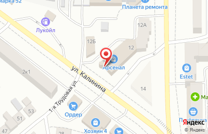 Магазин Арсенал-спорт в Нижнем Новгороде на карте