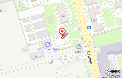 АЗС Газпромнефть в Санкт-Петербурге на карте