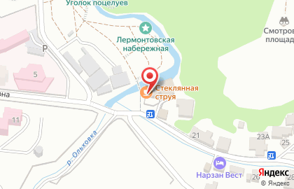 Кафе Стеклянная струя на карте