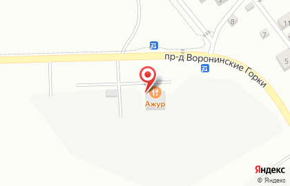 Кафе Ажур в Тюмени на карте