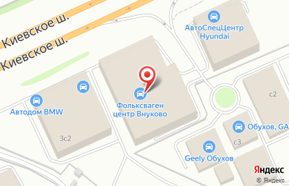 Автосервис Автодом Внуково на 24-м км Калужского шоссе на карте