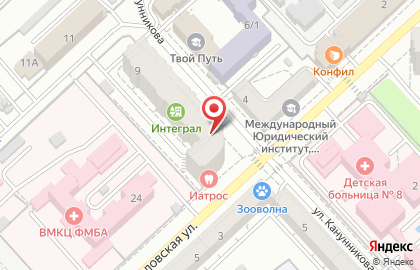 Торговая компания Компьютер в Ворошиловском районе на карте