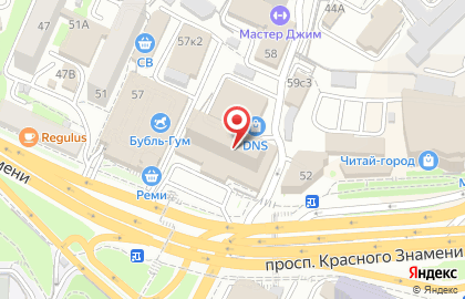 Служба экспресс-доставки DHL на проспекте Красного Знамени на карте