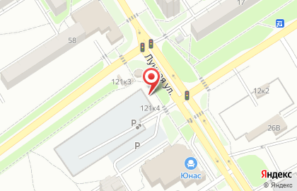 Автостоянка на Первомайской, 121 к1 на карте