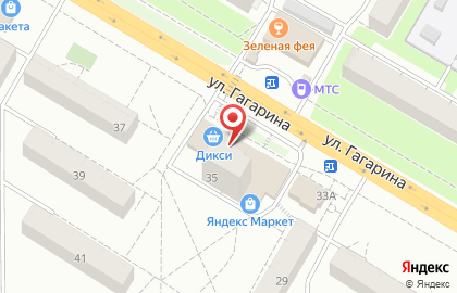 Банкомат МКБ на улице Гагарина, 35а в Жуковском на карте