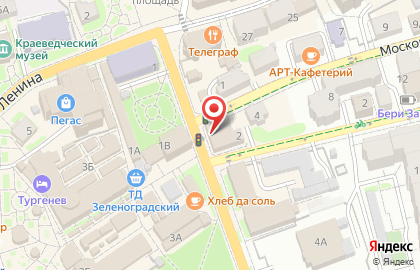 Магазин Книжная лавка на улице Тургенева на карте