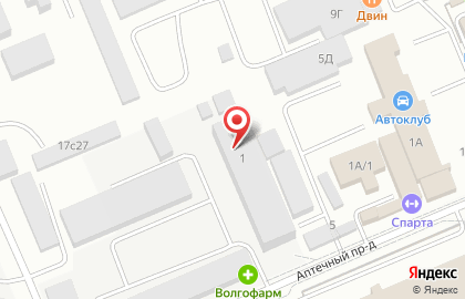 Транспортно-экспедиционная компания Центр Автомобильных Перевозок в Дзержинском районе на карте