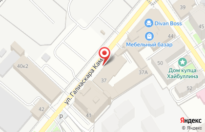 Мебельная фабрика Саф на улице Галиаскара Камала на карте