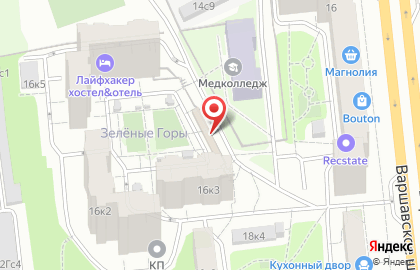 Автомойка на метро Крымская на карте