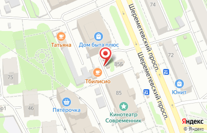 Ремонтная мастерская на Шереметевском проспекте на карте