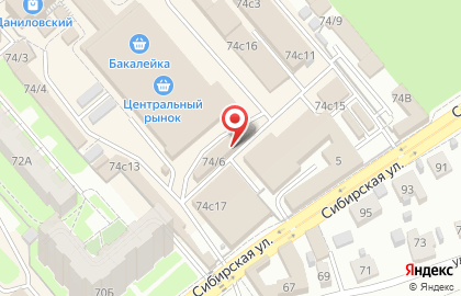 Магазин автозапчастей на ул. Куйбышева, 74/6 на карте