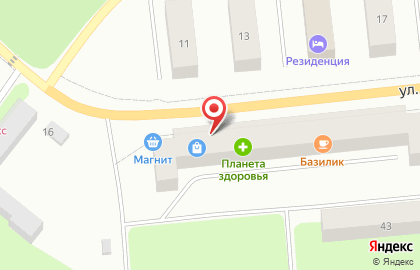Супермаркет Лион на улице Победы на карте