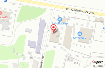 Квик степ на улице Дзержинского 1-й 32 на карте