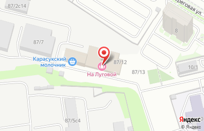 Сауна На Луговой в Томске на карте