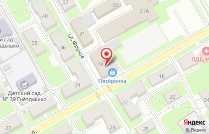 Транспортная компания Центр Перевозок в Октябрьском районе на карте