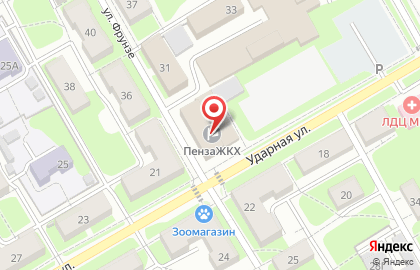 Торговая компания Медком-МП в Октябрьском районе на карте